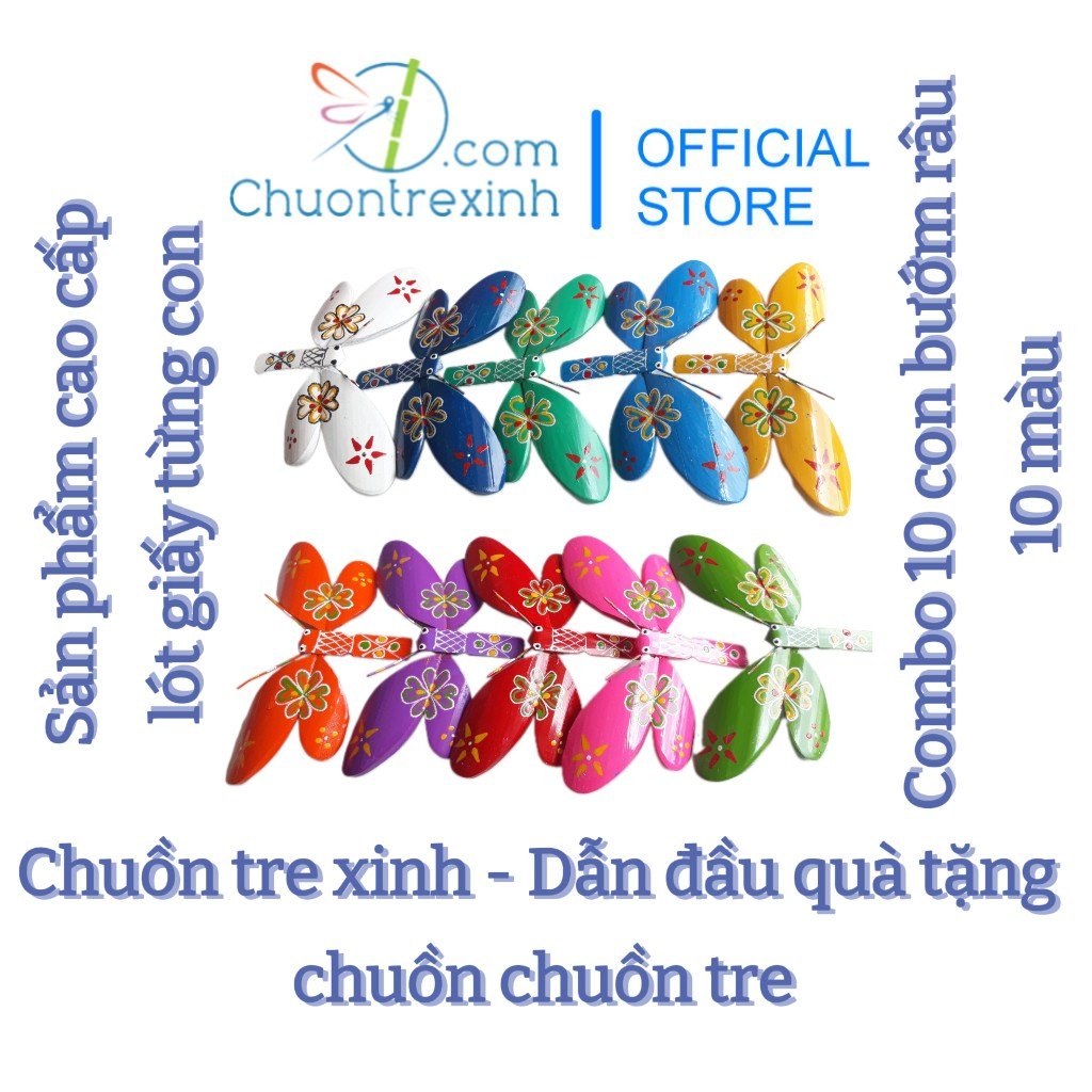 Bướm tre nhiều màu