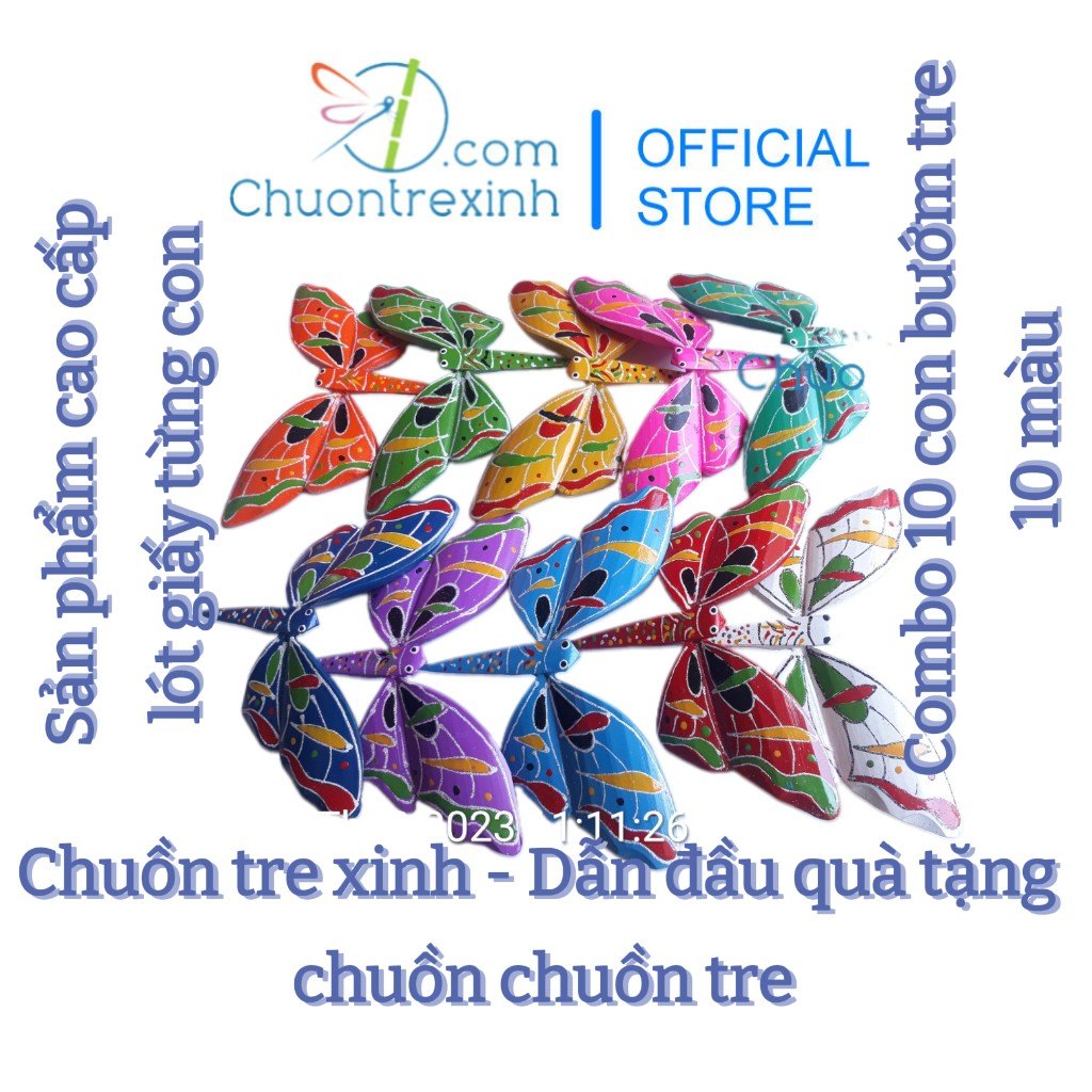 Bướm tre nhiều màu